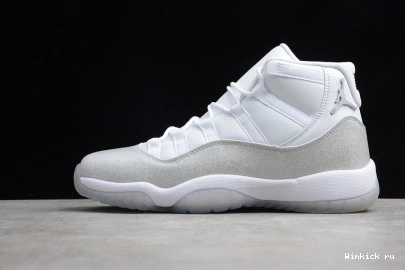 SILVER - WHITE METALLIC 11 JORDAN RETRO 1127